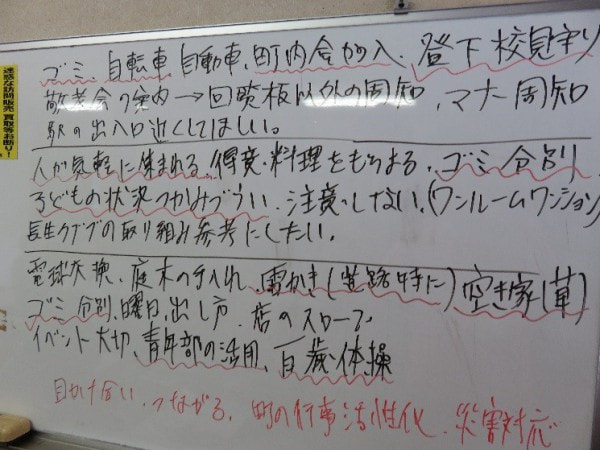 喜多町住民座談会を開催しました