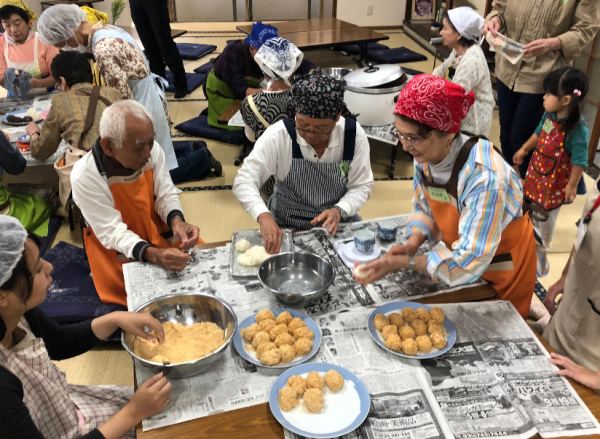 金山食堂誰でもランチ開催！　おはぎ編