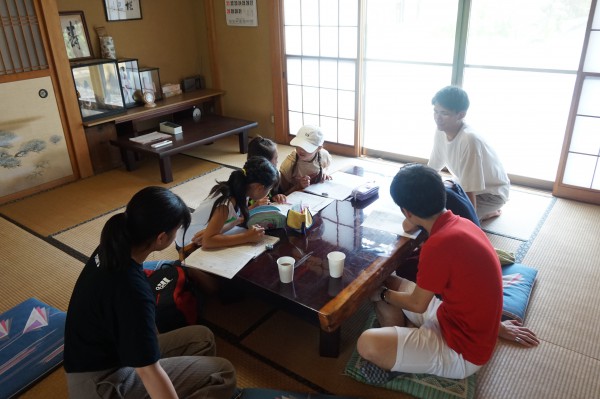 「みかじまさんさん夏休み学習支援教室」を開催中！