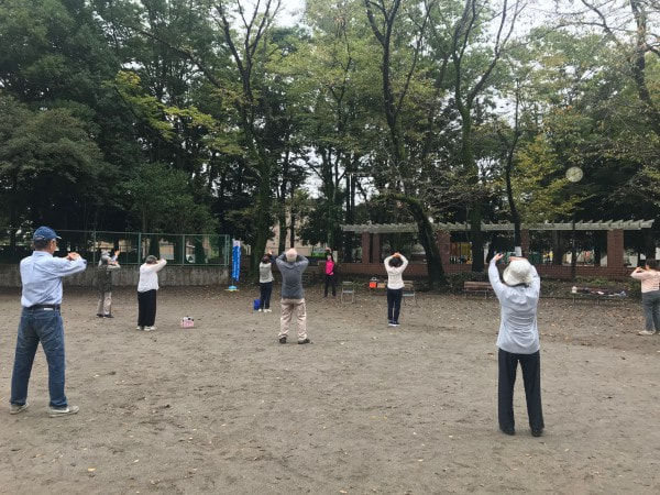 小手指地区　屋外健康体操