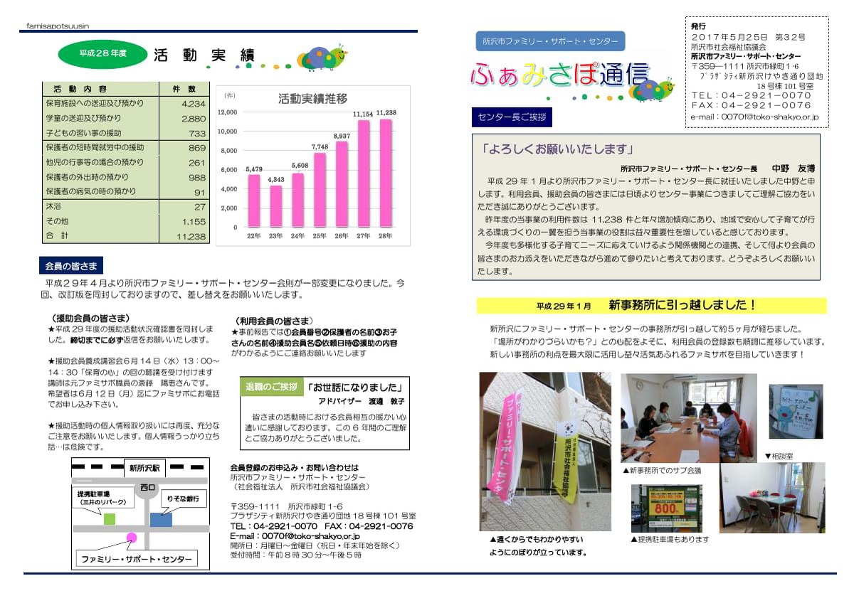 ふぁみさぽ通信　第32号