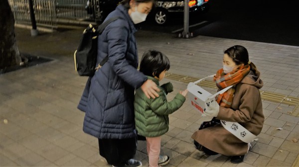 所沢駅での様子