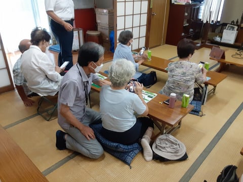 スマホ教室の様子