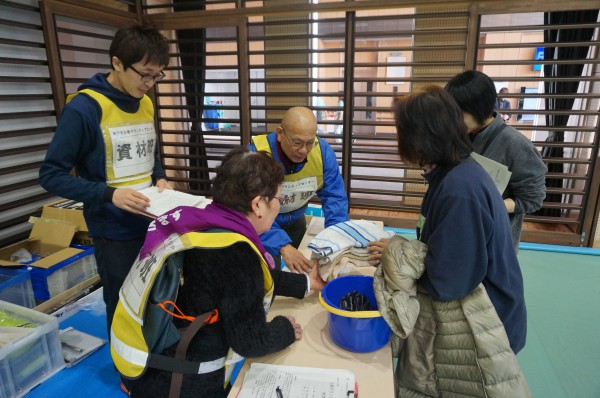 災害ﾎﾞﾗﾝﾃｨｱｾﾝﾀｰ実地訓練