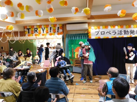 ミュージカル白雪姫の一場面